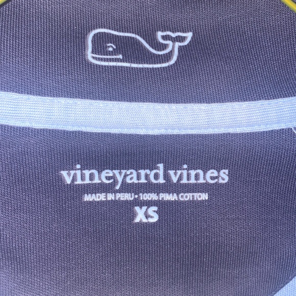 Vineyard Vines blue quarter-zip - Picture 2 of 2